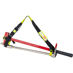 Tragesystem 2.0 für Hooligan-/Halligan-Tool, Spalthammer, Neubauschlüssel und Spaltkeil