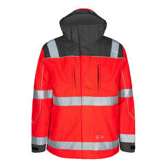 Verkehrsdienstjacke ENGEL Pilot-Shell rot/grau