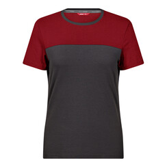 T-Shirt ENGEL Entire, Damen / anthrazit-flame (rot)