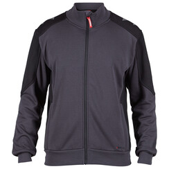 Sweat Cardigan ENGEL Galaxy / anthrazit-schwarz