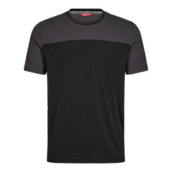 T-Shirt ENGEL Entire / schwarz-anthrazit