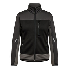 Midlayer-Cardigan ENGEL Entire, Damen / schwarz-anthrazit