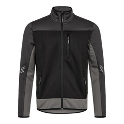 Midlayer-Cardigan ENGEL Entire / schwarz-anthrazit