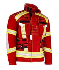 Schutzjacke RESCUER THL + Waldbrand, rot
