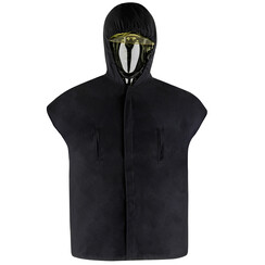 Schutzponcho Nomex dunkelblau, ohne Aermel