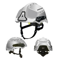 Schutzhelm GALLET F2XR belüftet "Jugendfeuerwehr", Farbe silber