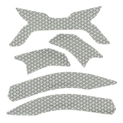 Aufkleber / Reflexionsstreifen zu GALLET F2XR