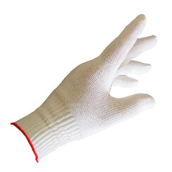 Strick-Handschuhe SEIZ Basic W, weiss (Pack à 10 Stk.)