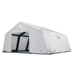 Rettungszelt aufblasbar LANCO ARZ 204 light / mit 2 Fenstern