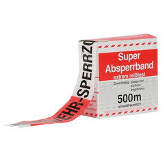Absperrband "FEUERWEHR-SPERRZONE" / 500 m, unverstärkt