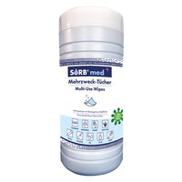 Mehrzwecktücher SORB med, 1 Büchse à 80 Tücher