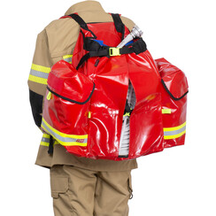 Schlauchreserve-Rucksack RT 2.0 (ohne Inhalt), rot